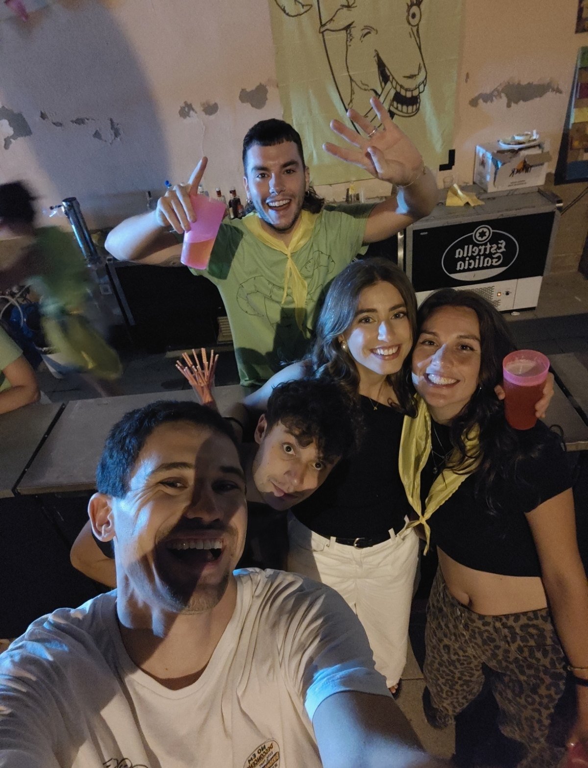 Foto del brindis