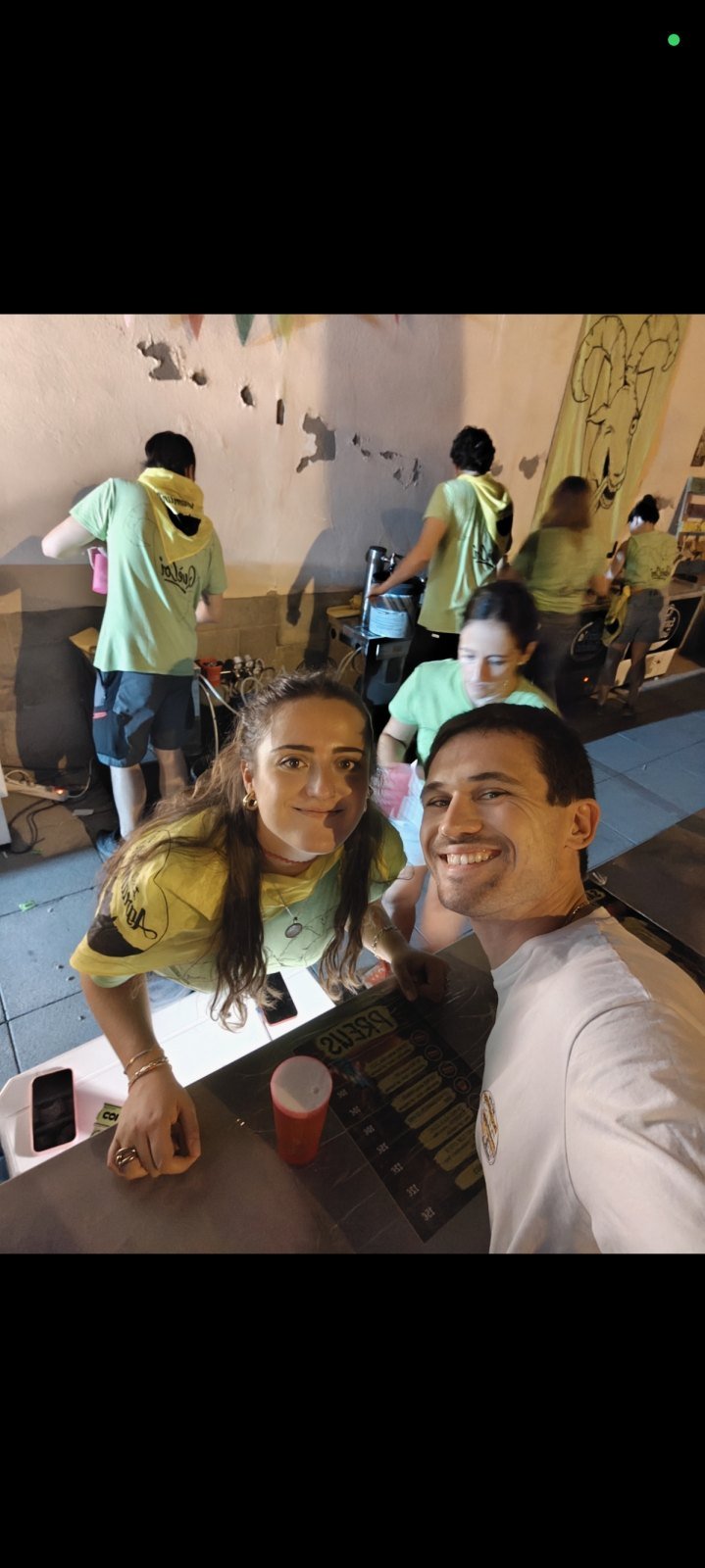 Foto del brindis